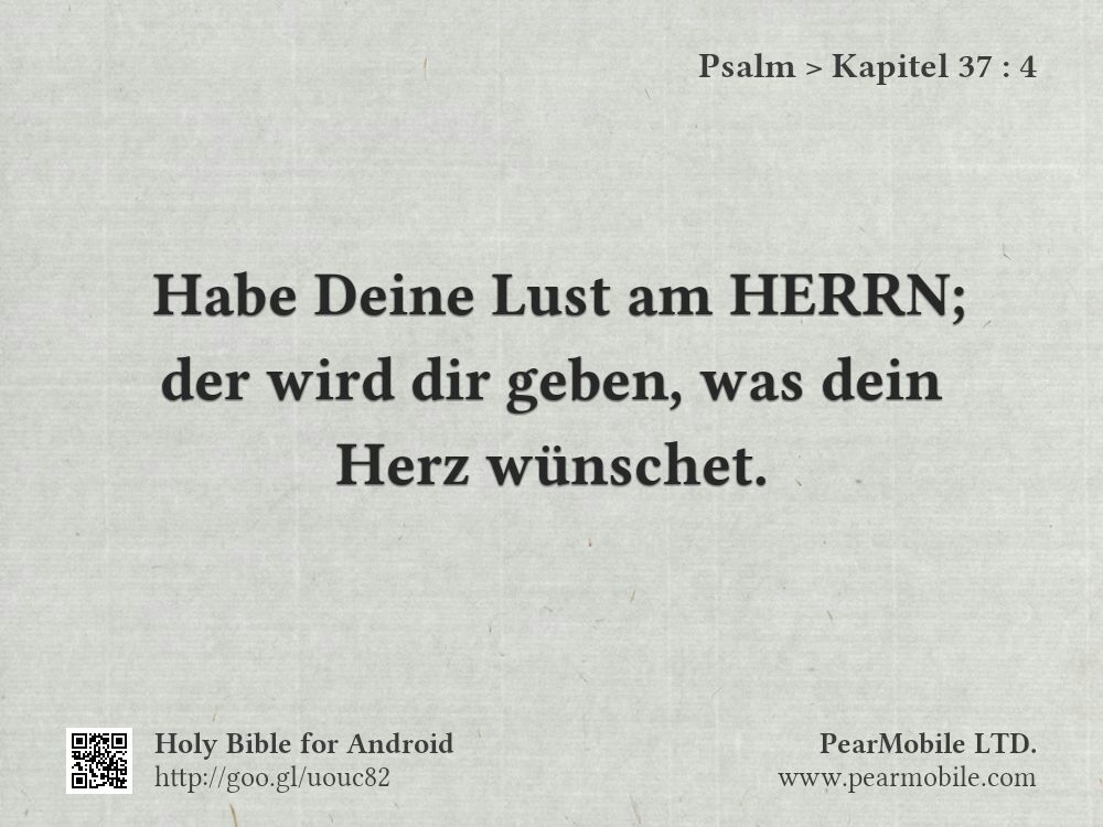 Psalm, Kapitel 37:4